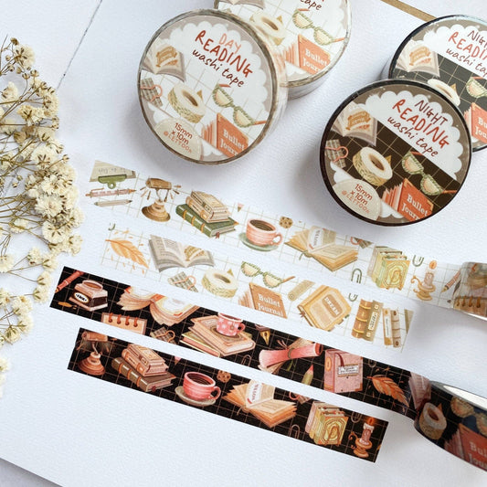 Day & Night Reading - Washi Tapes