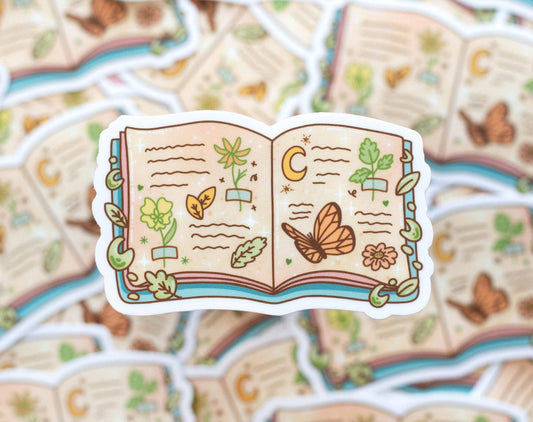 Nature Book Sticker