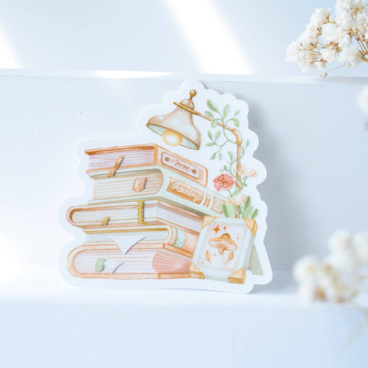 Cozy Reading - Clear Vinyl Sticker