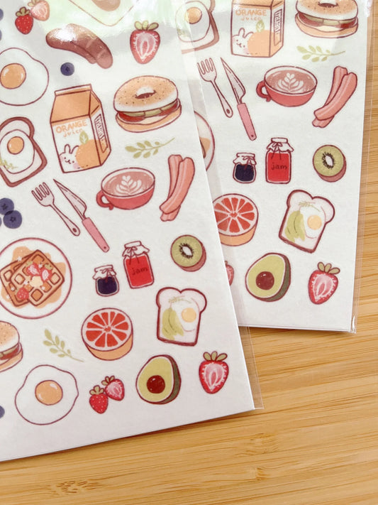 Breakfast Sticker Sheet