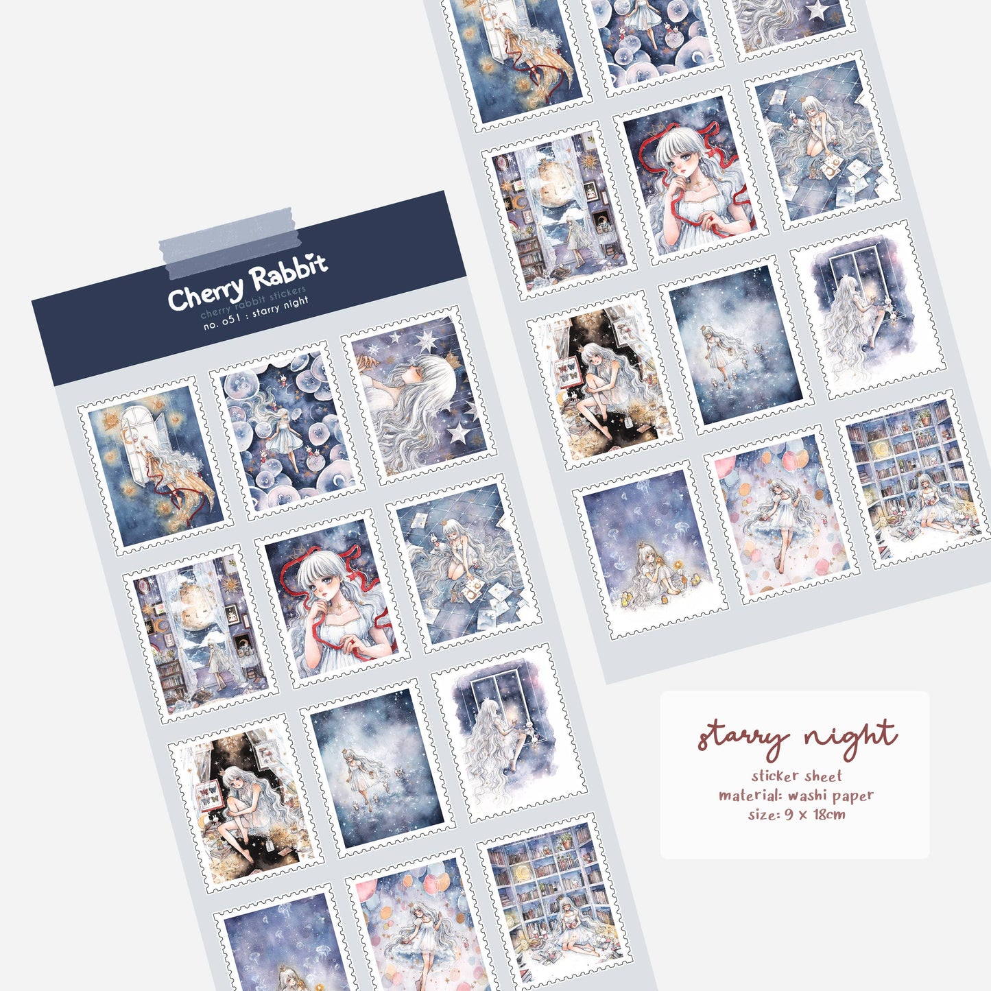 Starry Night Sticker Sheet
