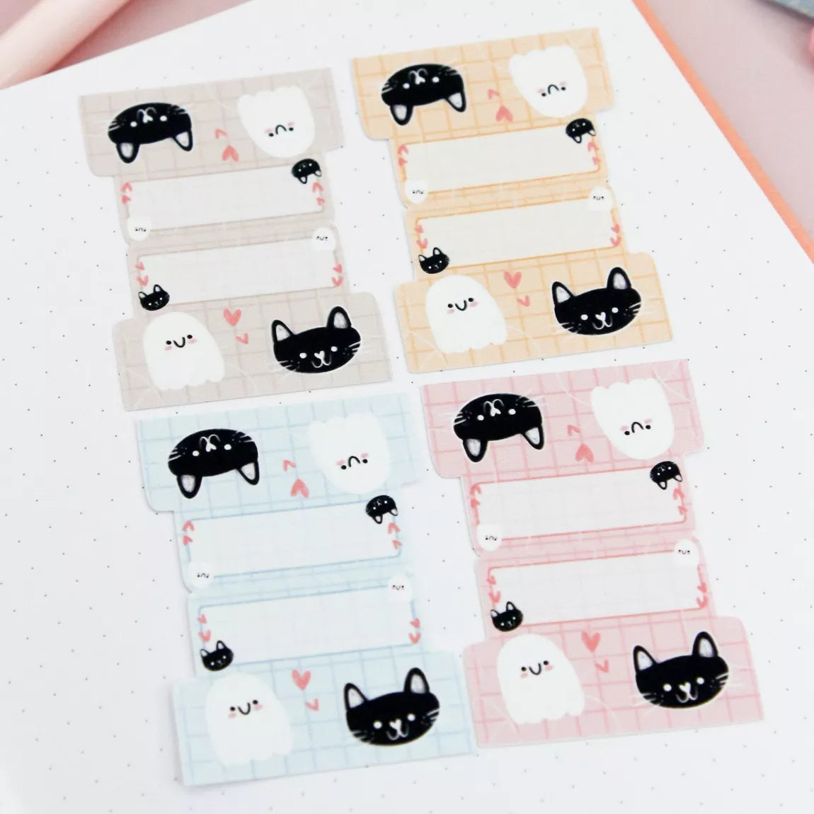 Cats & Ghosts Sticky Tabs