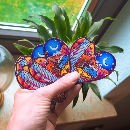 Heart - Large Waterproof Sticker
