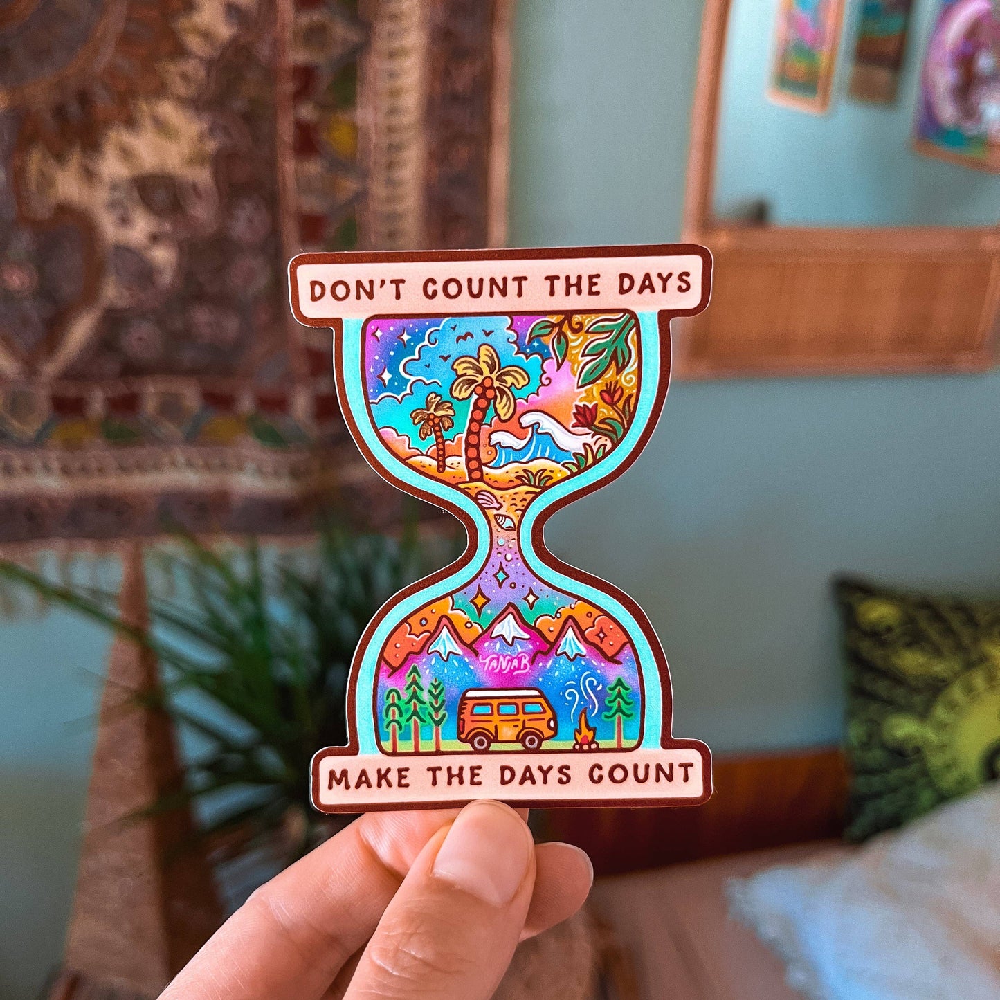 Make the Days Count - Large Waterproof Sticker