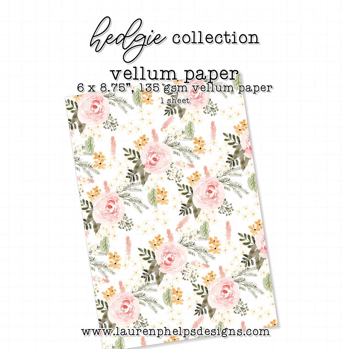 Hedgie Luxe Vellum Sheets
