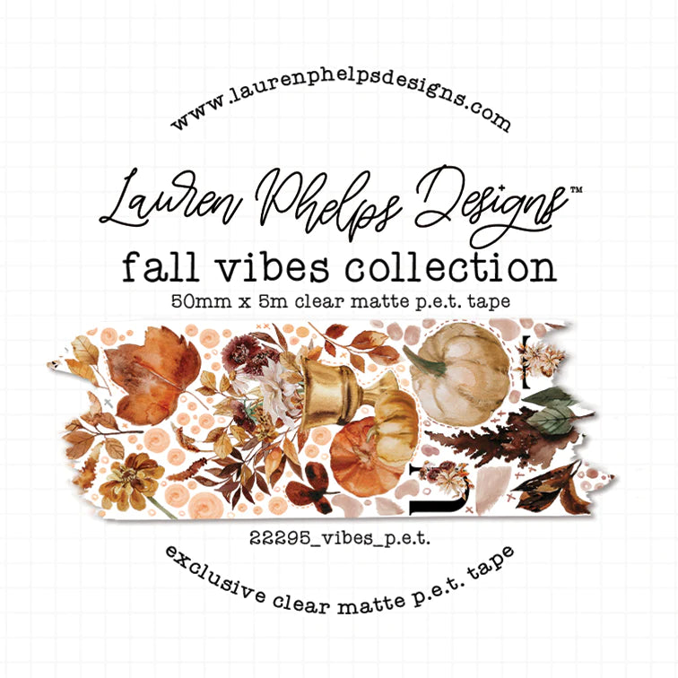 Fall Vibes Premium Satin P.E.T. Tape 50mm