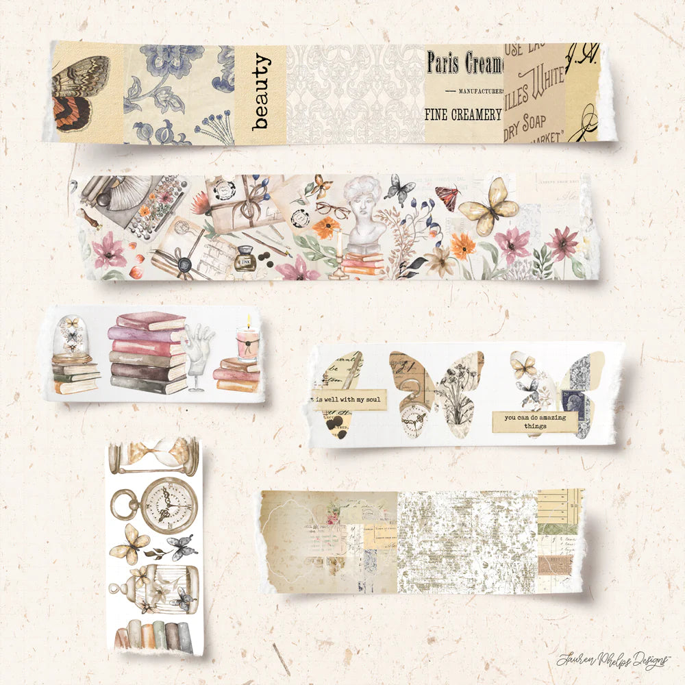 Vintage Scribe 'Scribes Loft' Satin Washi 20mm