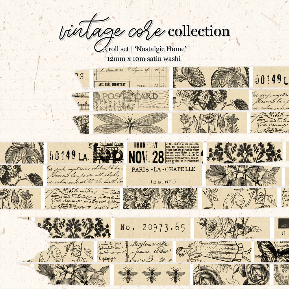 Vintage Core Washi Bundle