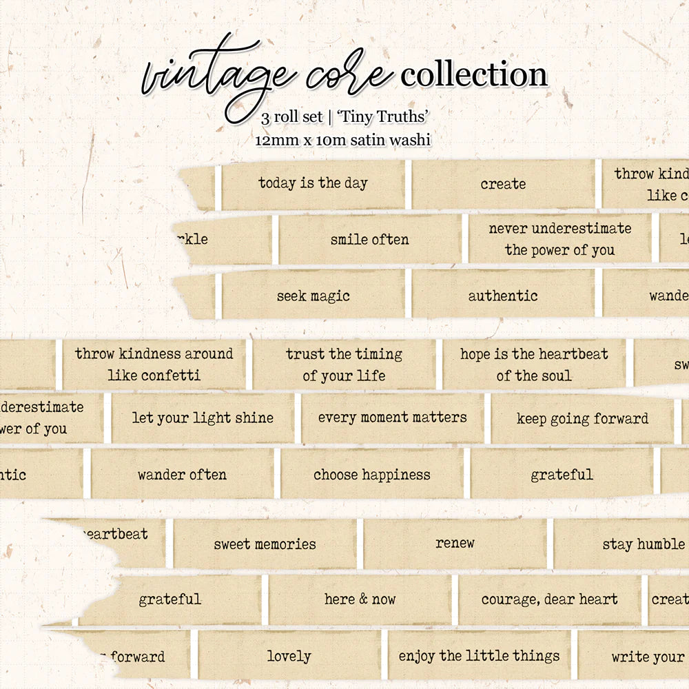 Vintage Core Washi Bundle