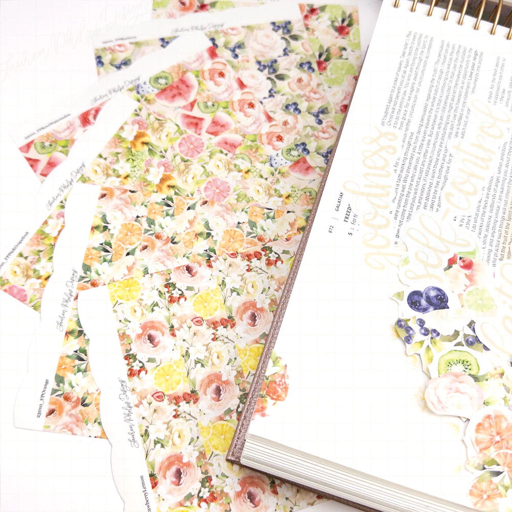 Fruit Punch Satin Washi Tape Sheets
