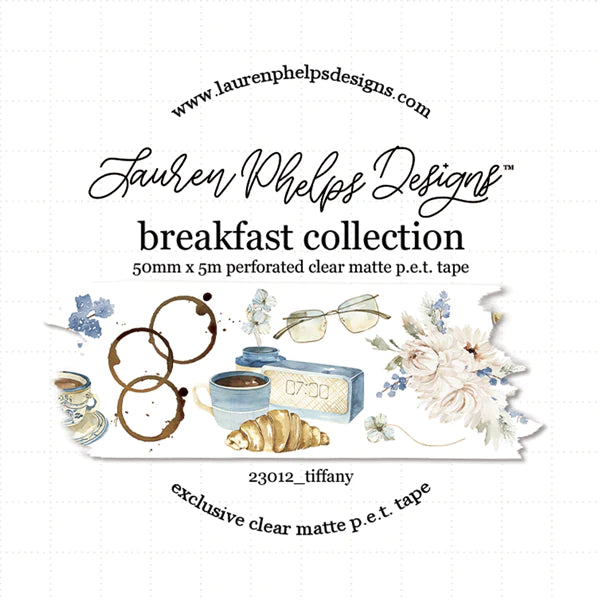 Breakfast Perforated Satin P.E.T. Tape 50mm