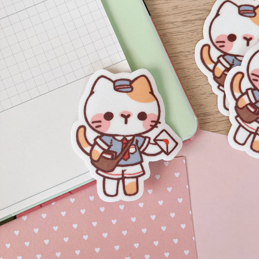 Cherry's Postal Service Sticker - Cat