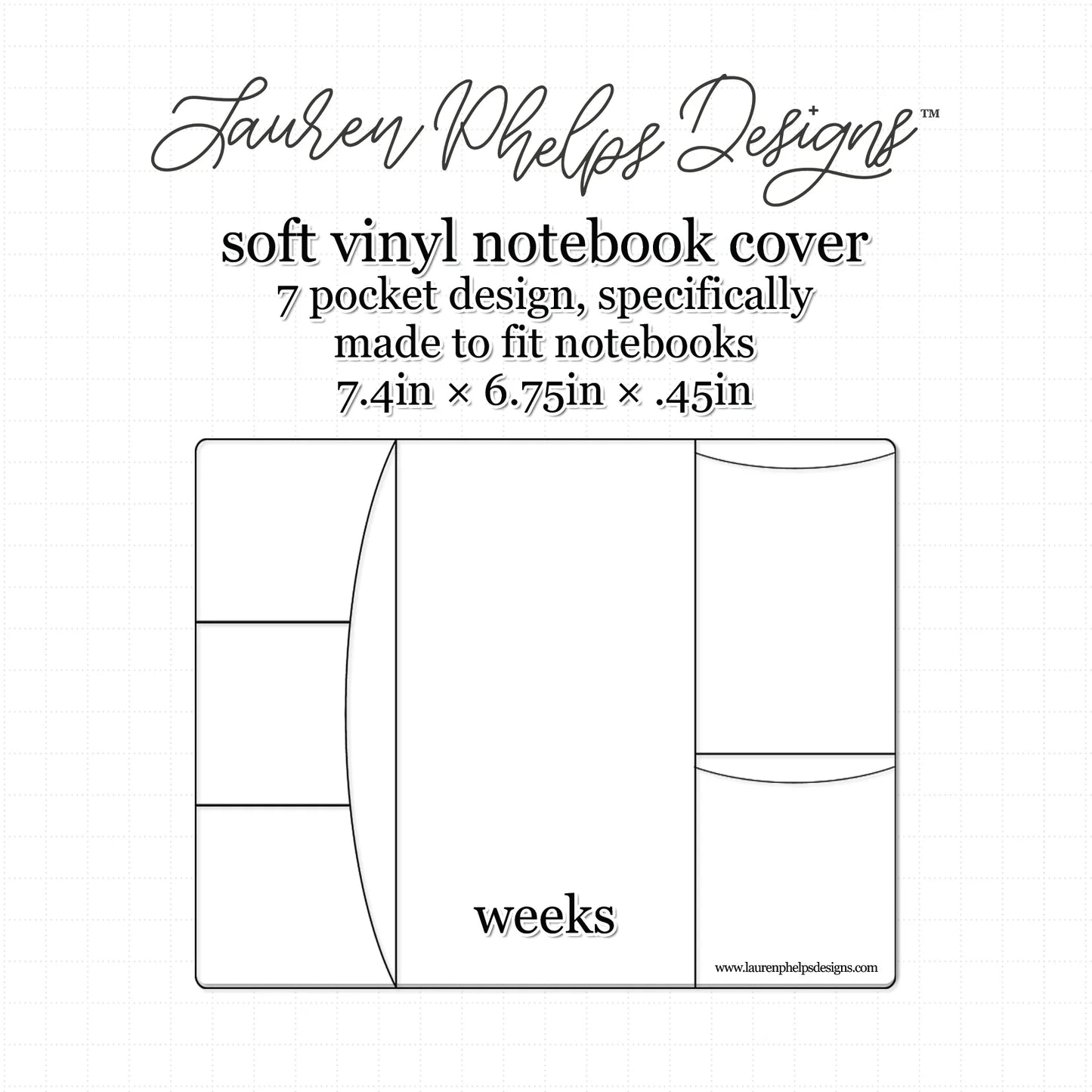 Clear Soft Vinyl Notebook Cover