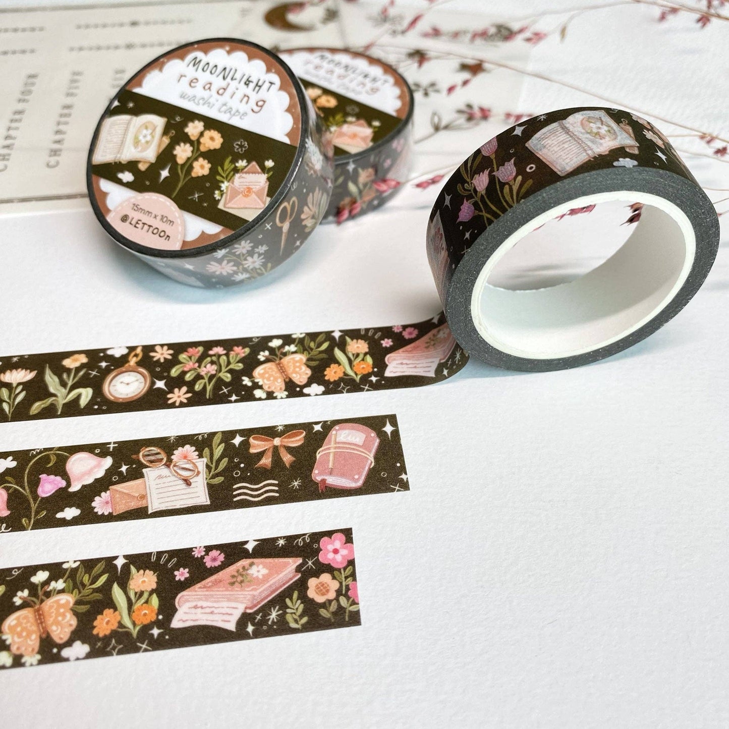 Moonlight Reading - Washi Tape