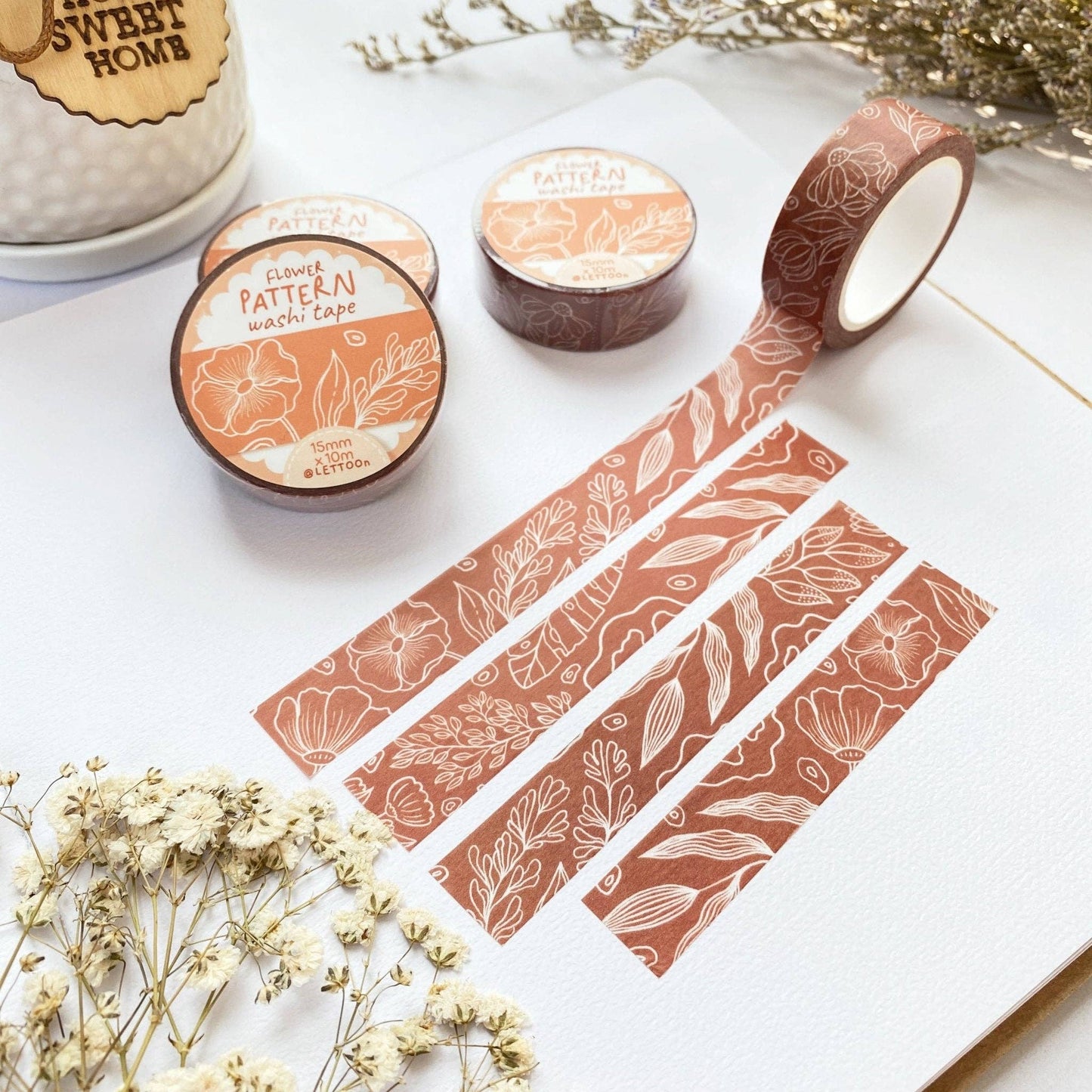 Flower Pattern - Washi Tape