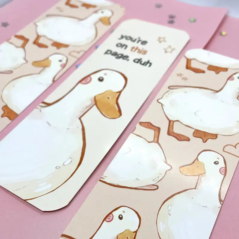 Duck Bookmark