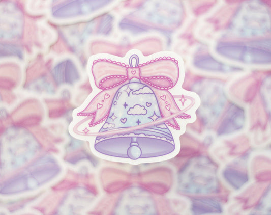 Coquette Bell Clear Sticker
