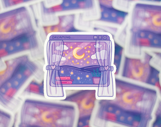 Dreaming Window Vinyl Sticker