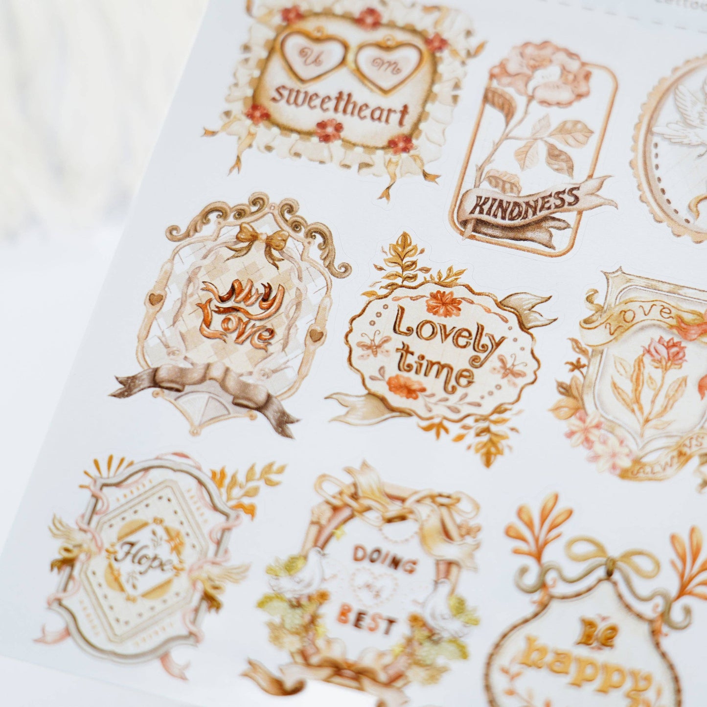Antique Frames - Sticker Sheet
