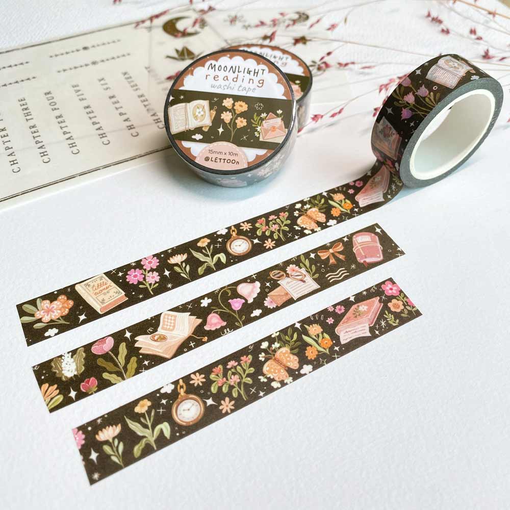 Moonlight Reading - Washi Tape