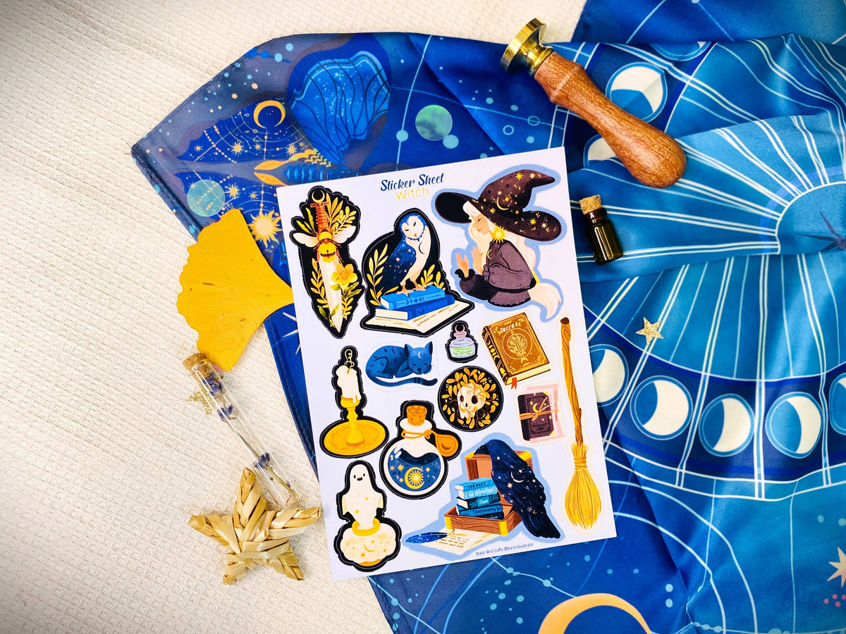 Witch - Sticker Sheet