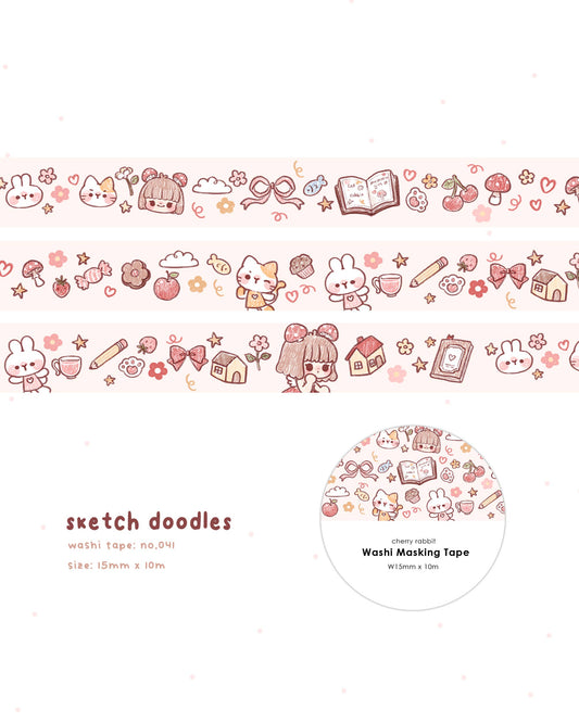 Sketch Doodles Washi Tape