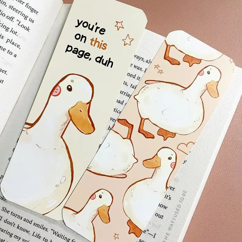 Duck Bookmark