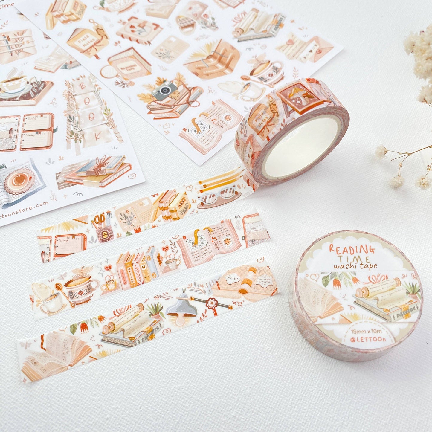 Reading Time - Washi Tape