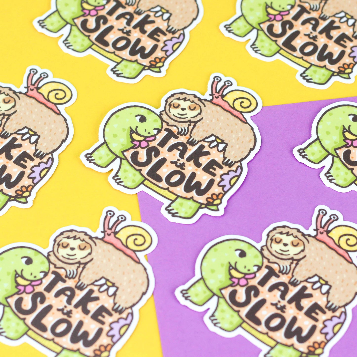 Take It Slow Vinyl Sticker