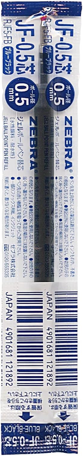 Zebra Sarasa Gel Ink Rollerball Pen Refill - Blue Black 0.5mm RJF5-FB