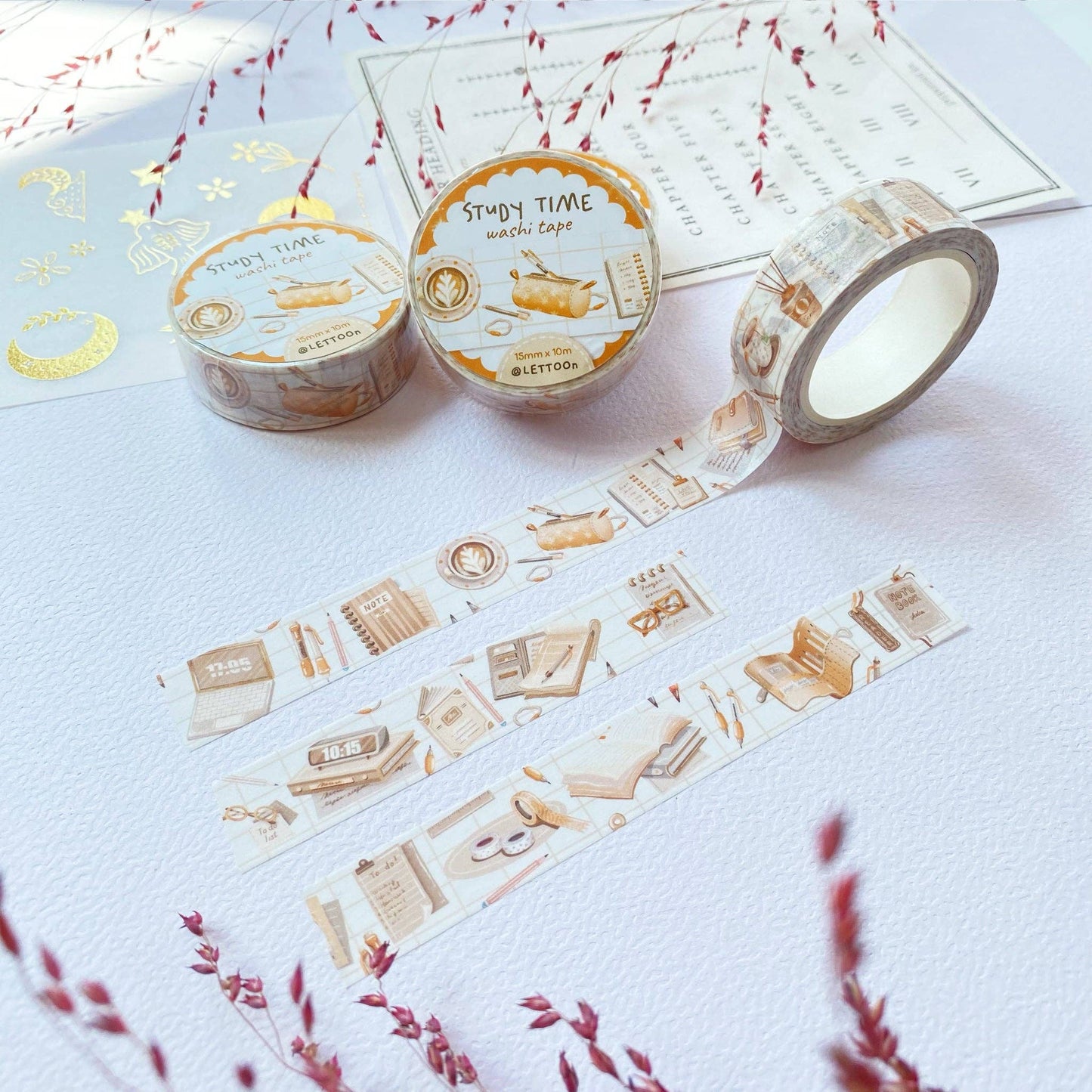 Study Time - Washi Tape
