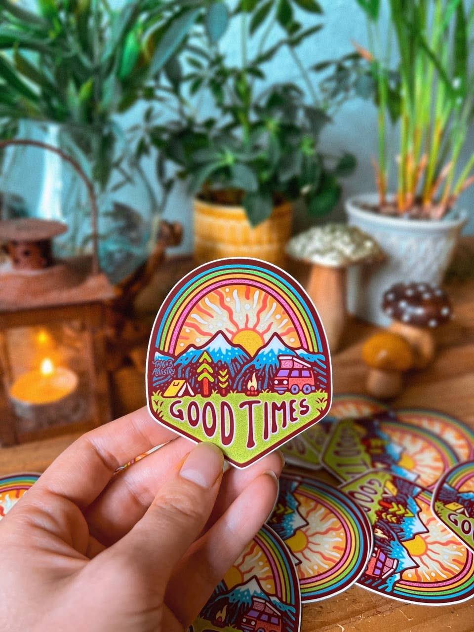 Good Times - Large Waterproof Sticker