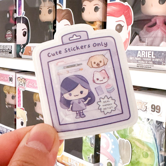 CSO Action Figure - Holographic Die Cut Sticker
