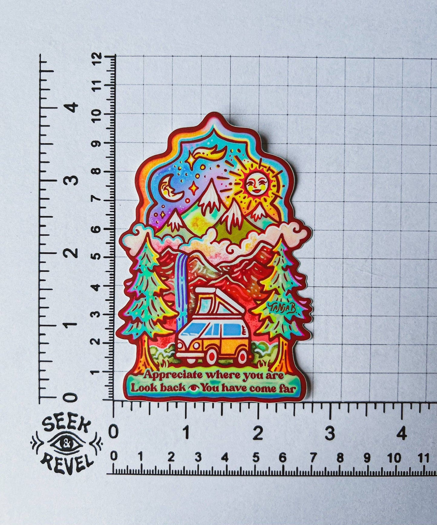 Appreciate Where You Are - Large Sticker