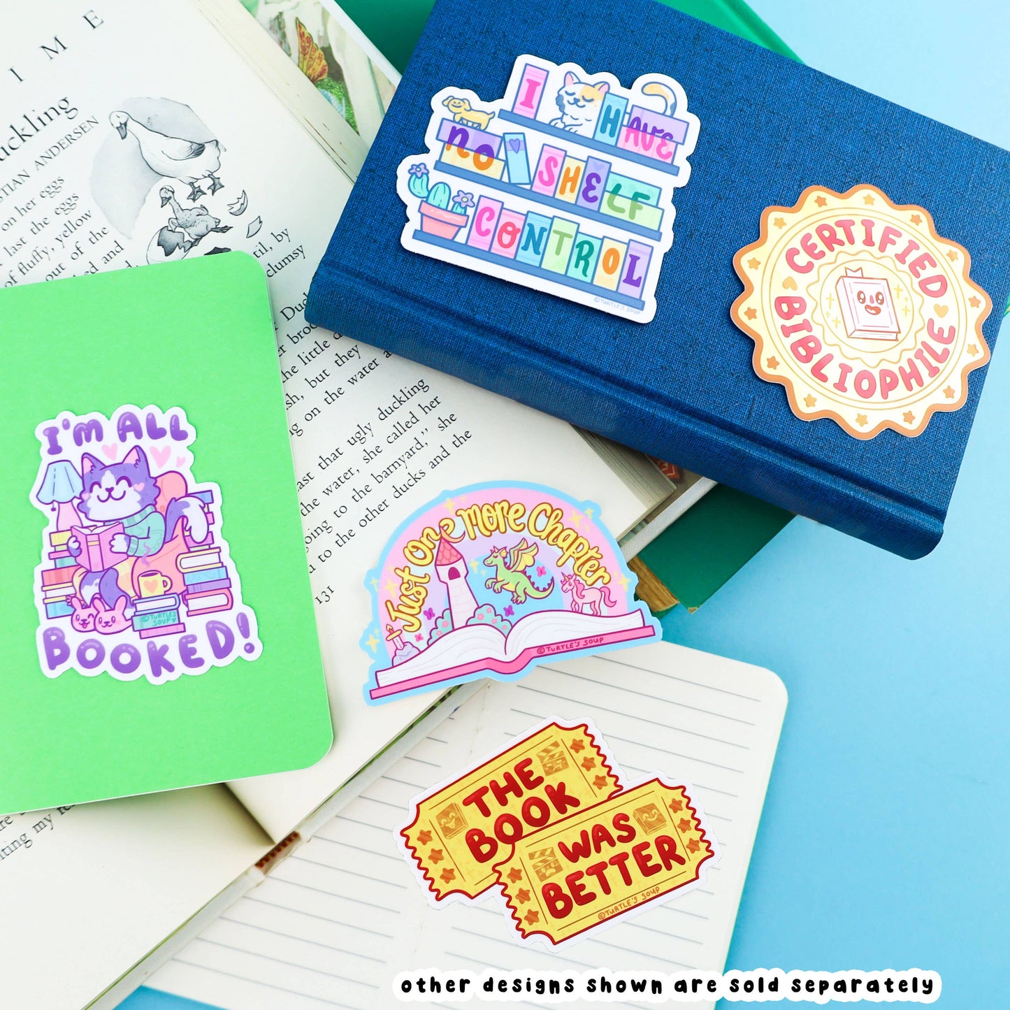 Just One More Chapter Fairy Tale Vinyl Sticker