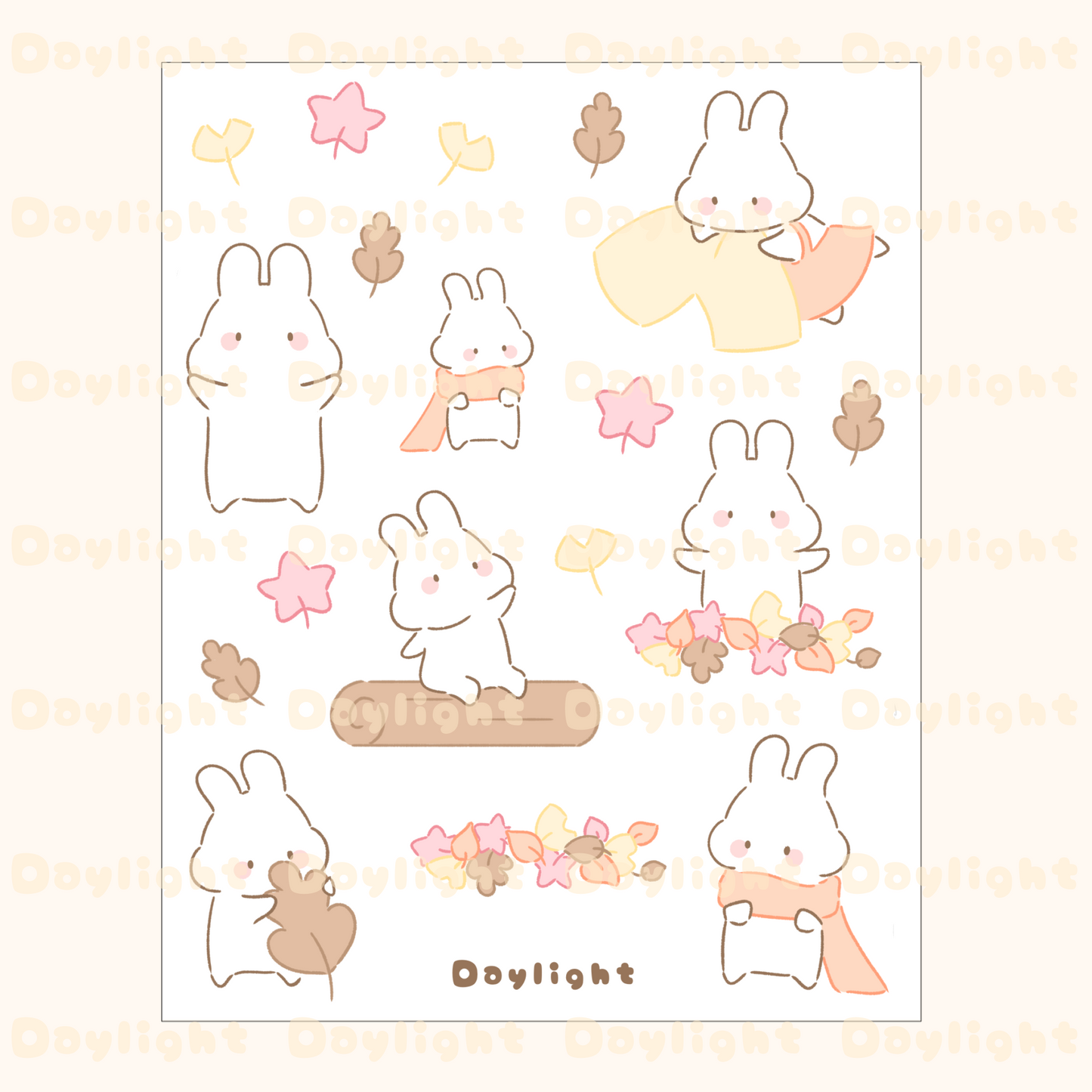 Autumn Sticker Sheets Bundle