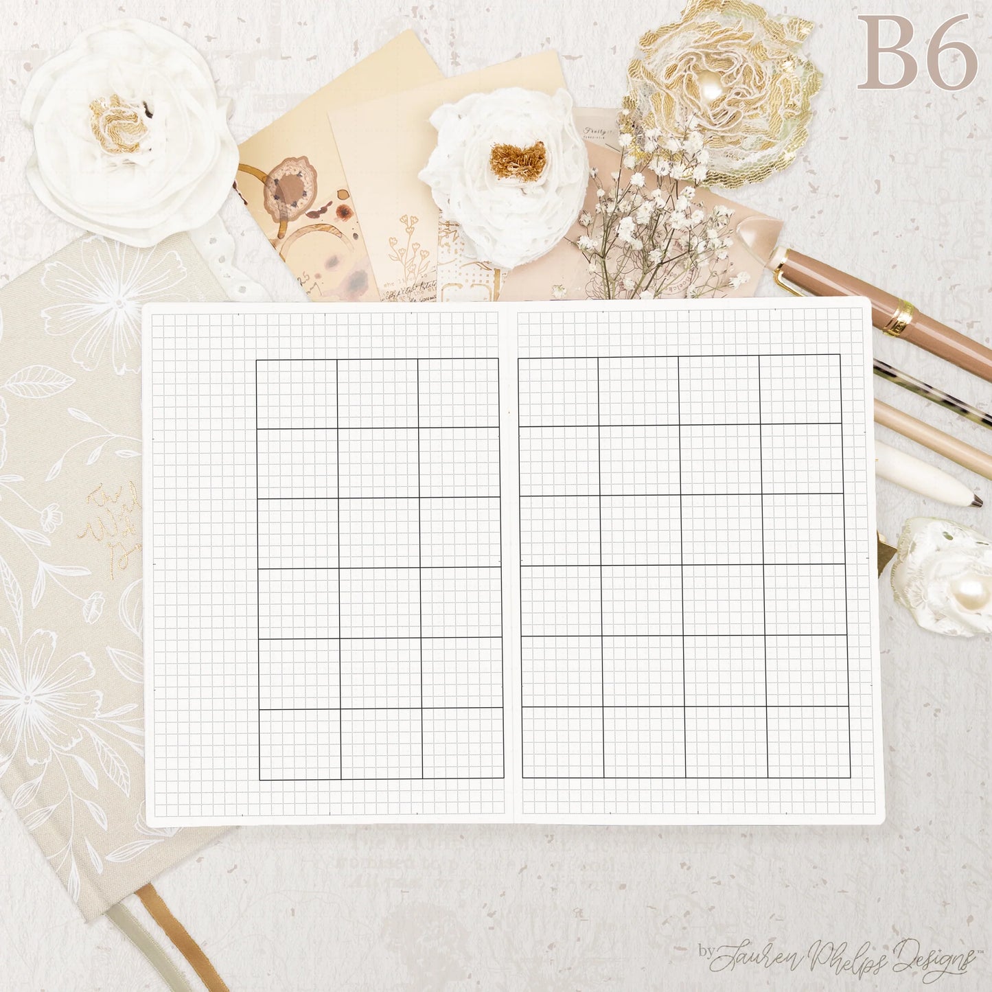 B6 Live | Plan | Dream™ Notebook by Lauren Phelps Designs
