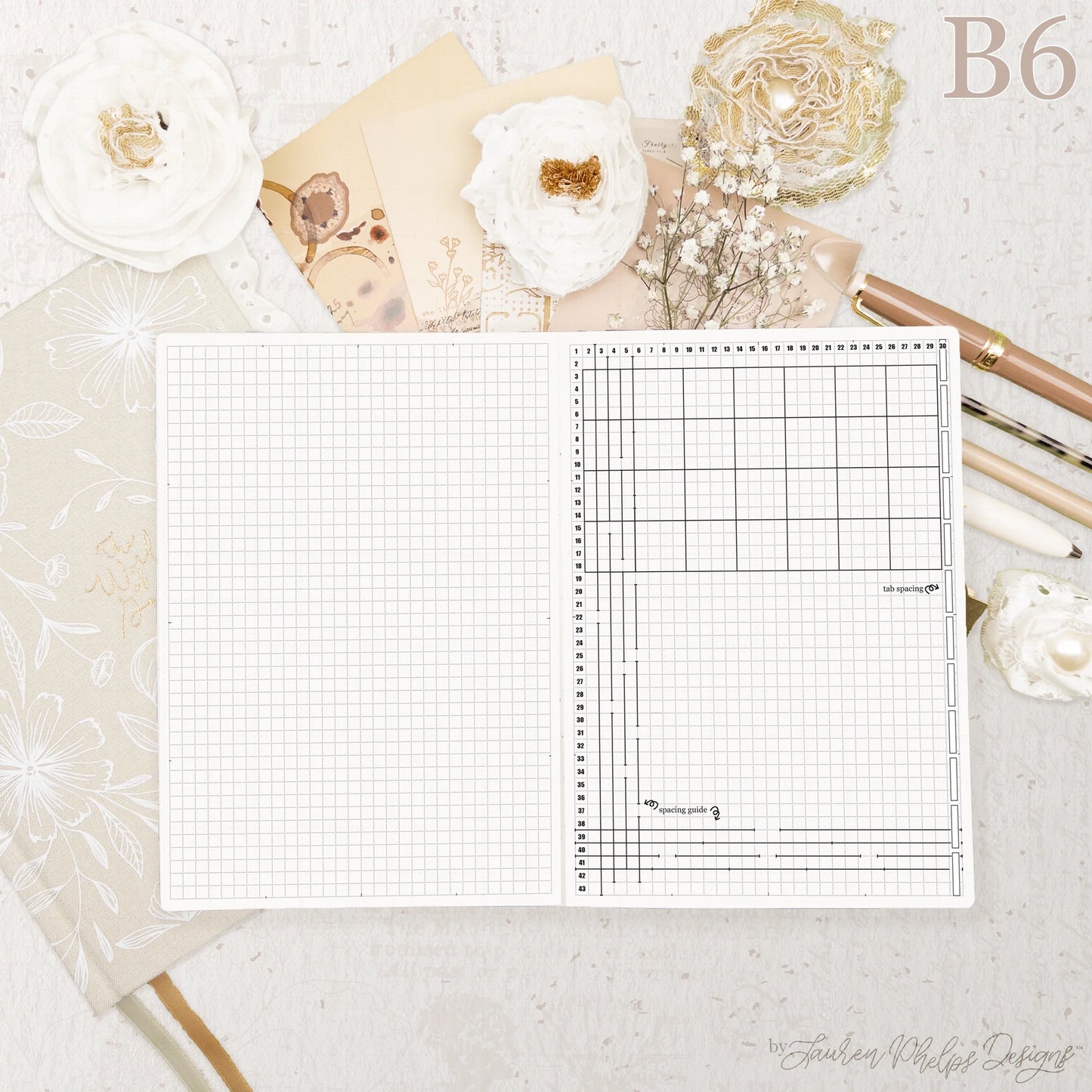 B6 Live | Plan | Dream™ Notebook by Lauren Phelps Designs