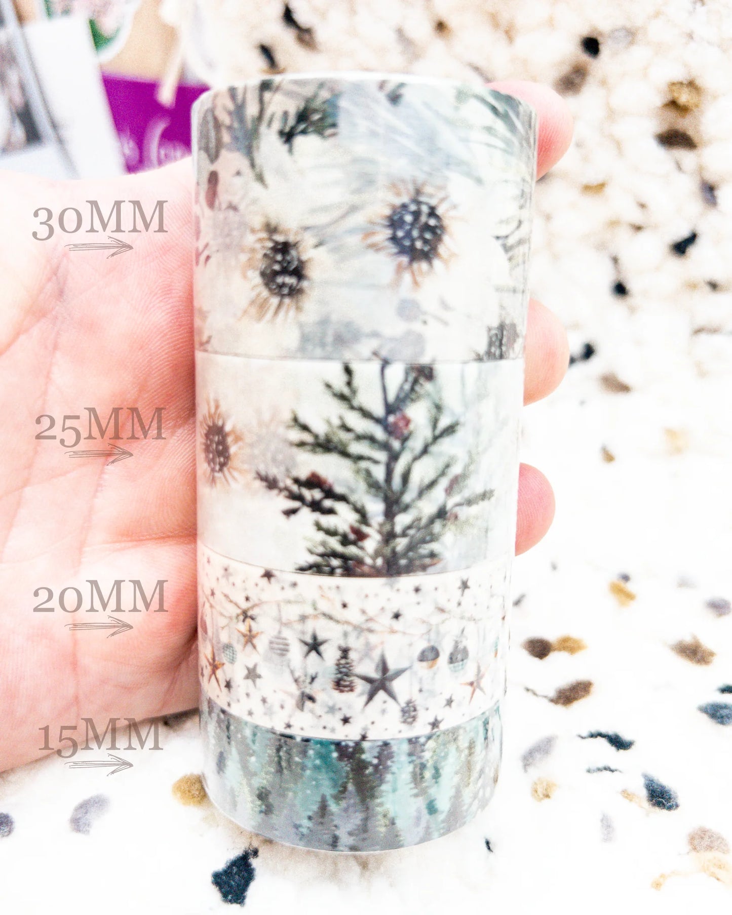 Midnight Pine 'Bring it Back' Satin Washi Set