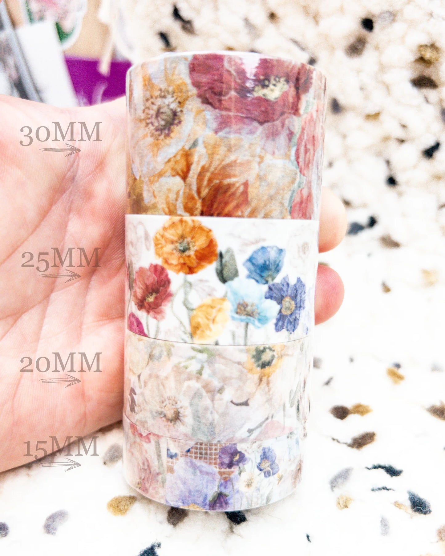Perennial Satin Washi Set