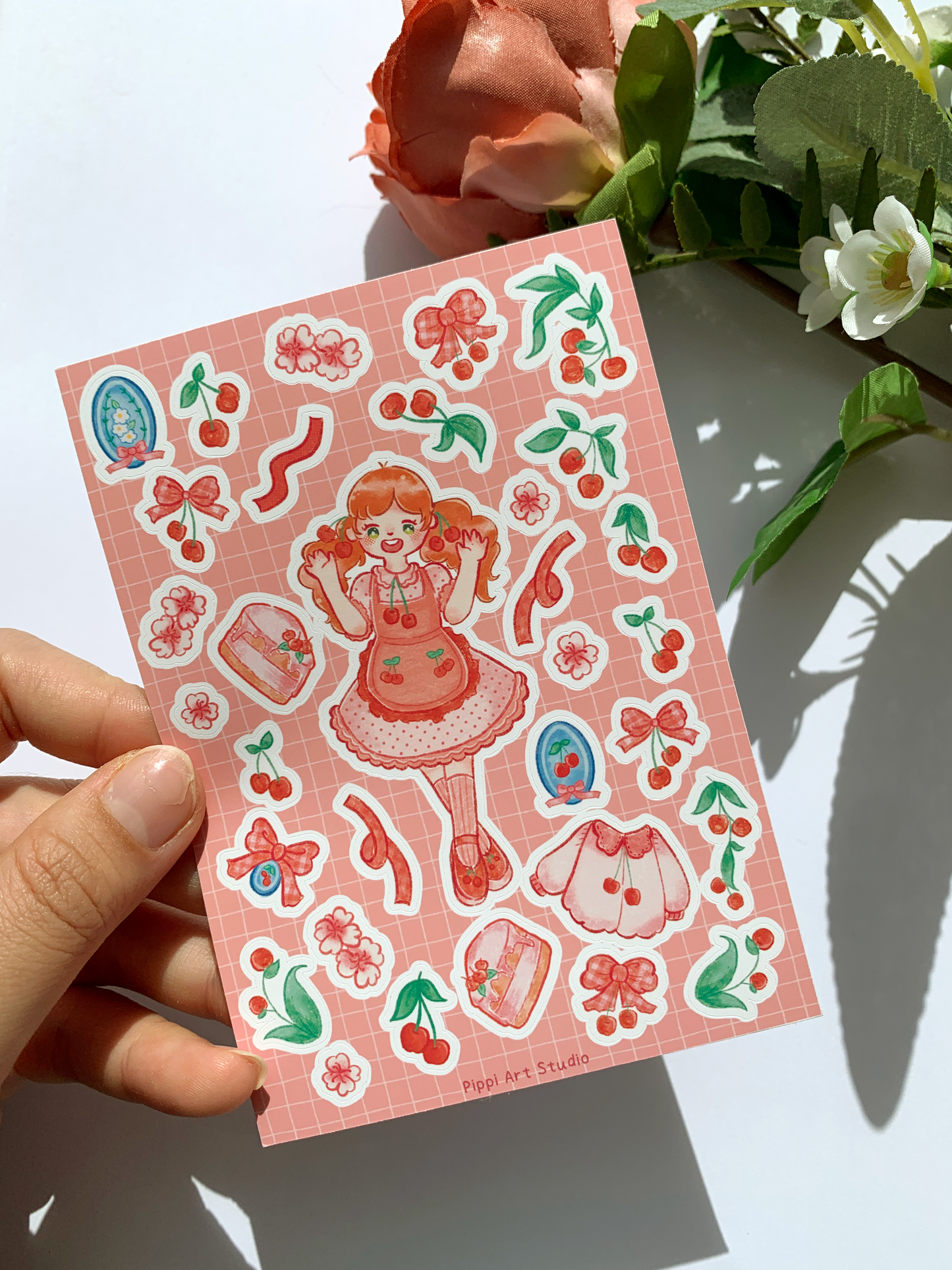 Cherry Surprise Sticker Sheet