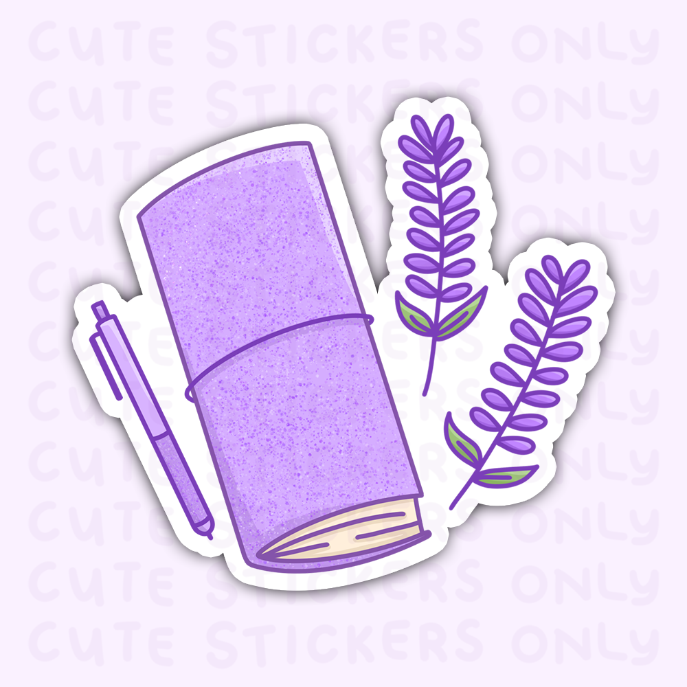 Lavender - Joey and Cake Die Cut Stickers