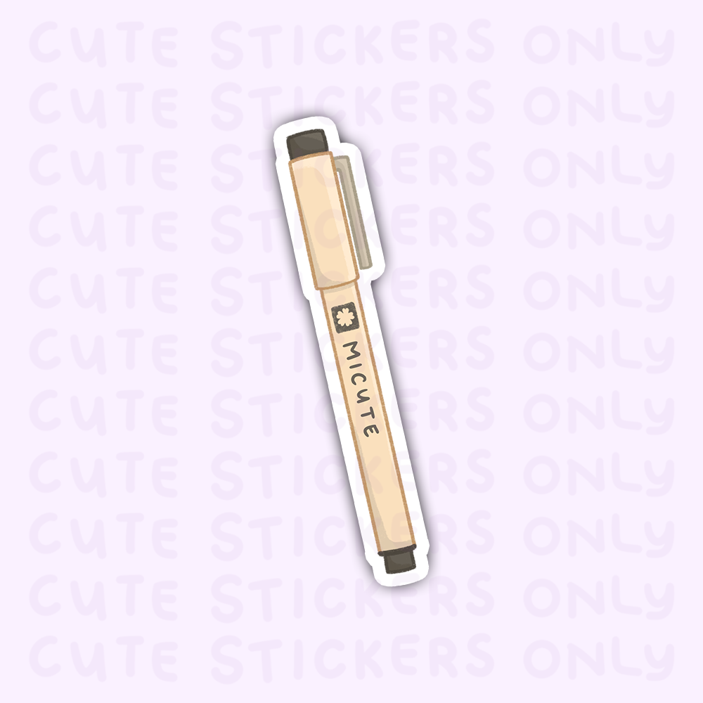 Rainbow Pens - Die Cut Stickers
