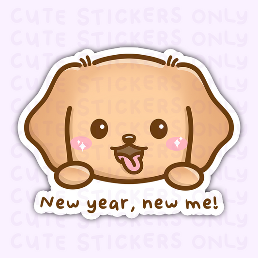 New Year, New Me! 2nd Anniversary Matte Die Cut Stickers