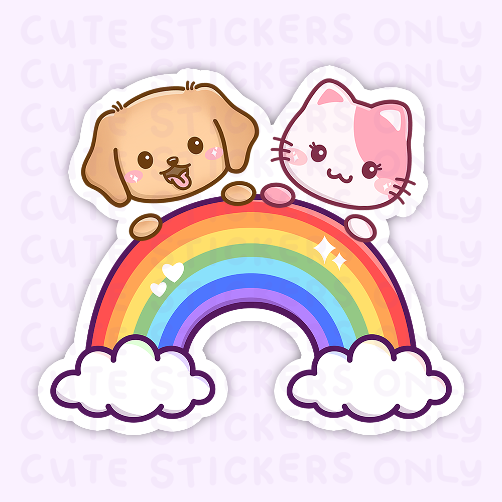Pride Rainbow Die Cut Stickers - Fundraising for The Proud Trust
