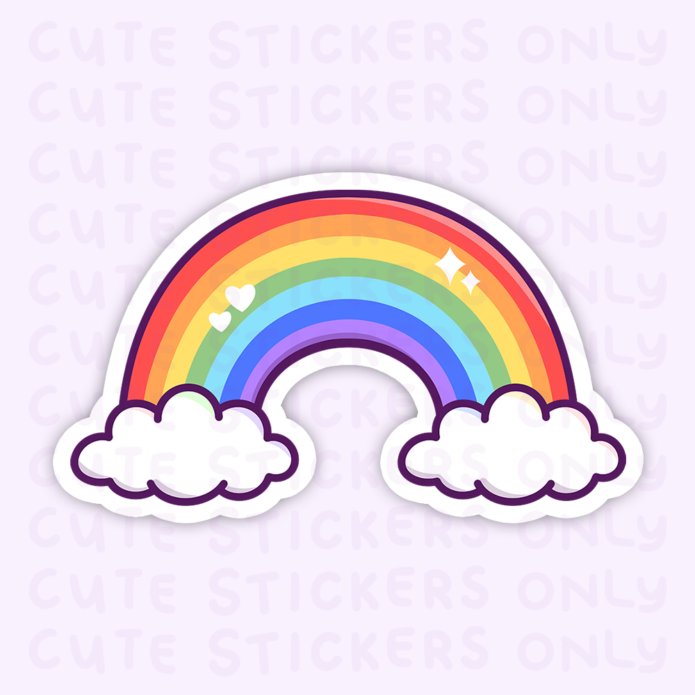 Pride Rainbow Die Cut Stickers - Fundraising for The Proud Trust