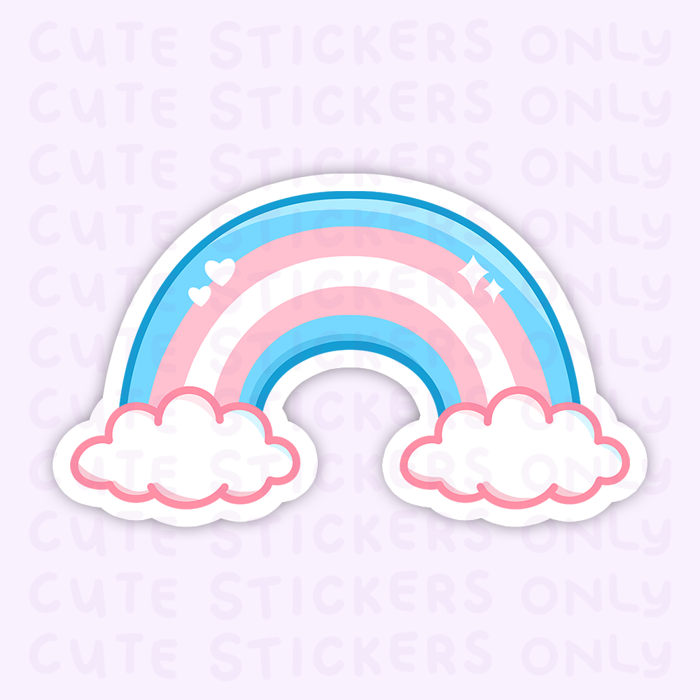 Pride Rainbow Die Cut Stickers - Fundraising for The Proud Trust