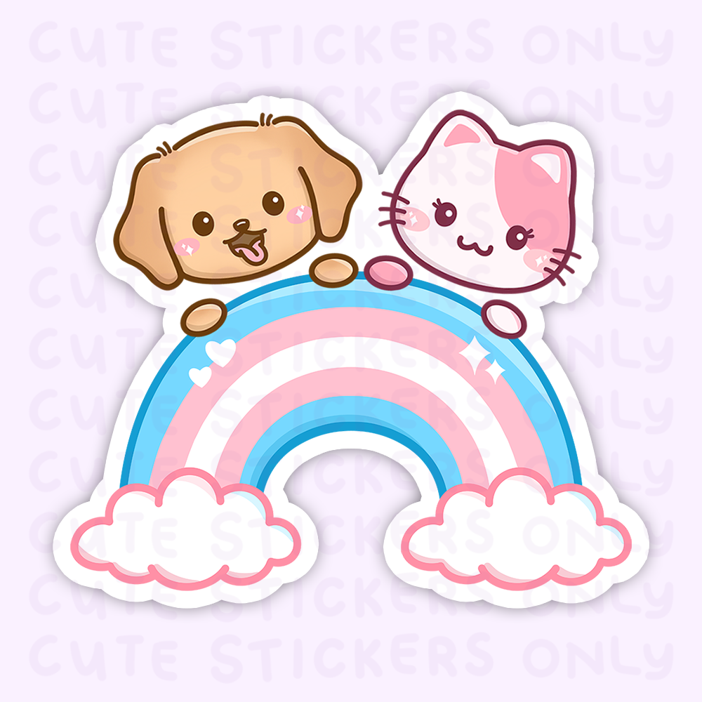 Pride Rainbow Die Cut Stickers - Fundraising for The Proud Trust