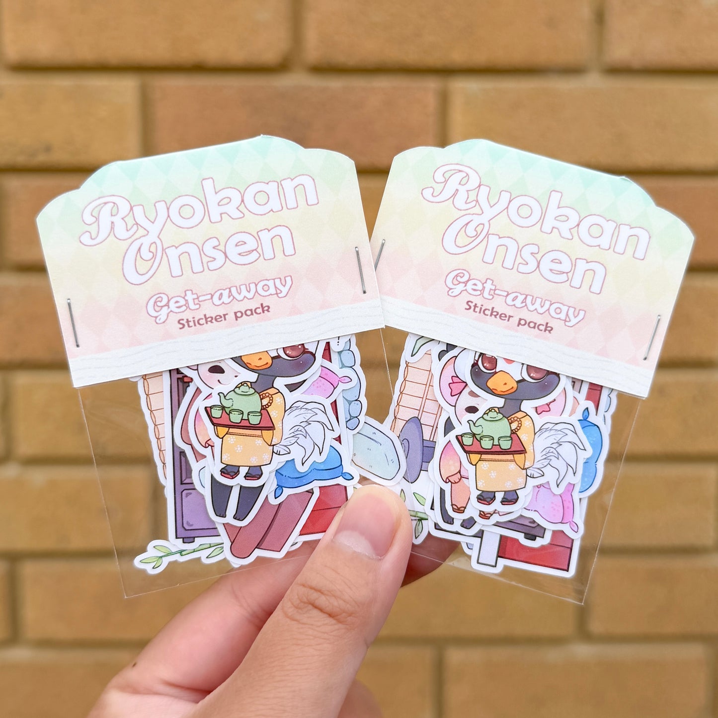 Ryokan Onsen Get-away Sticker Pack (15pcs)