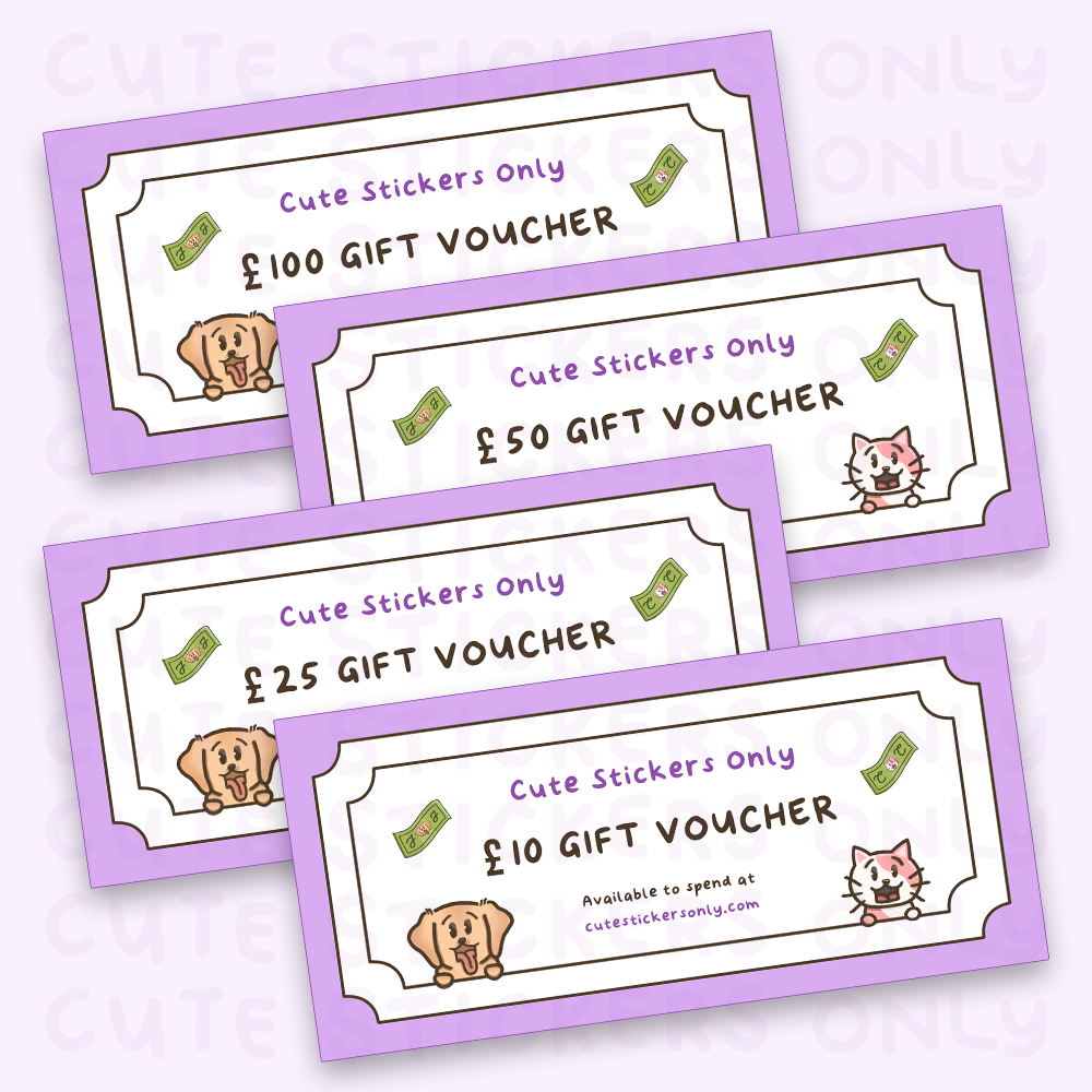 Cute Stickers Only Gift Card